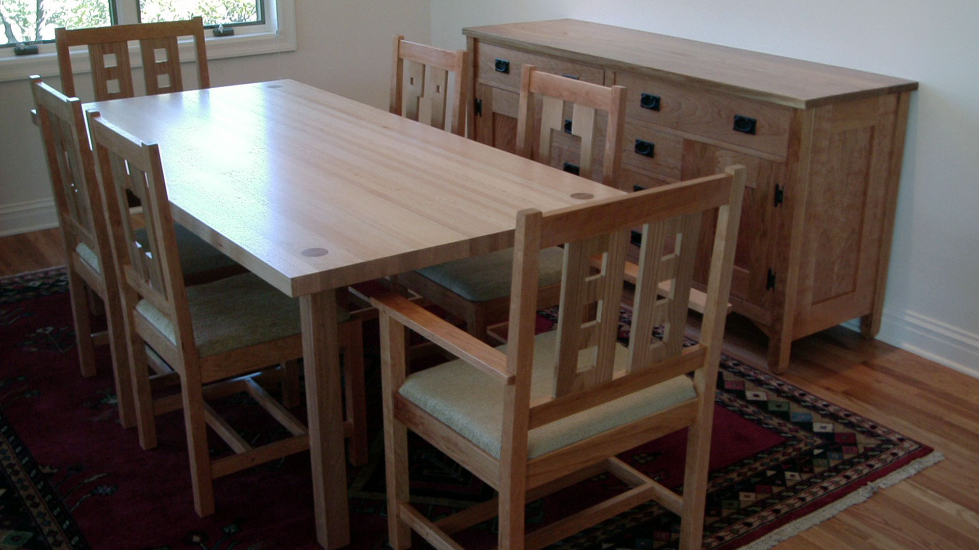 kitchen table with drawers in x shape